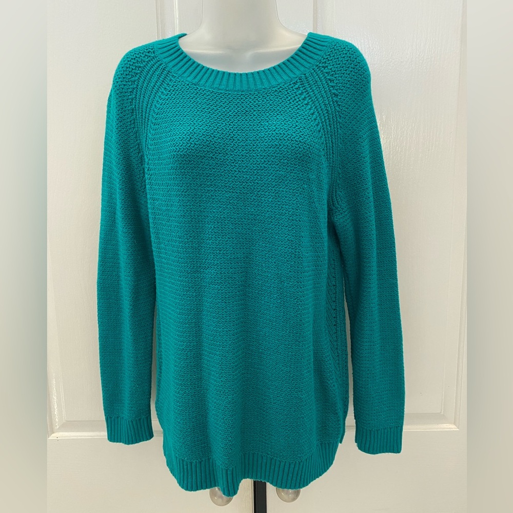 Talbots Teal Women's Sweater Sz L